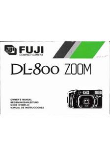 Fujifilm DL 800 manual. Camera Instructions.